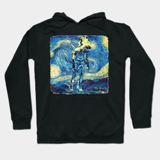 Space Warrior Van Gogh Style Hoodie